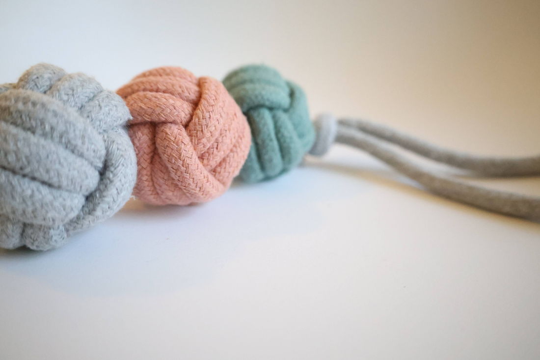 Sustainable Rope Ball Tug Toy for Dogs