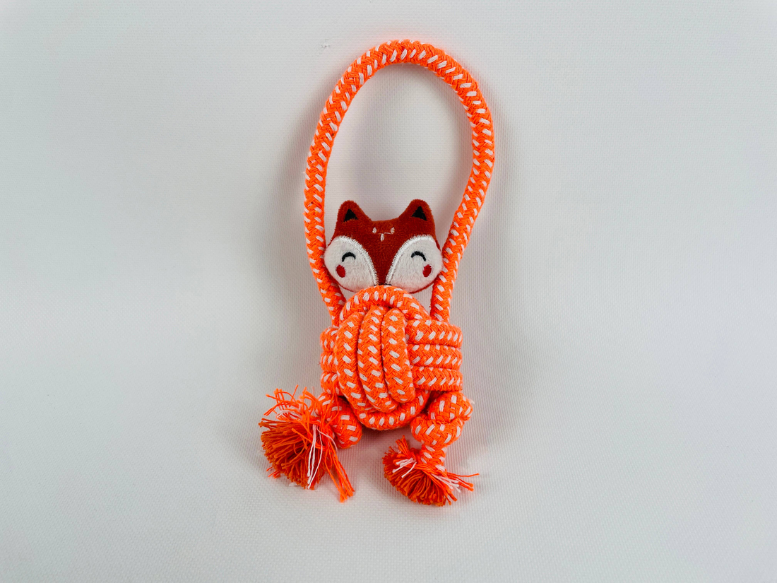 Eco Fox Dog Rope Tug-of-War Toy