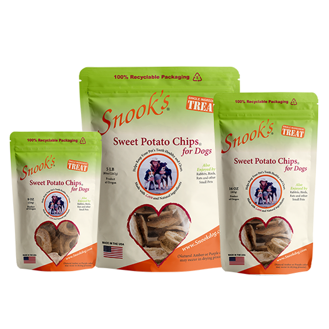 Snook's Sweet Potato Dog Chips
