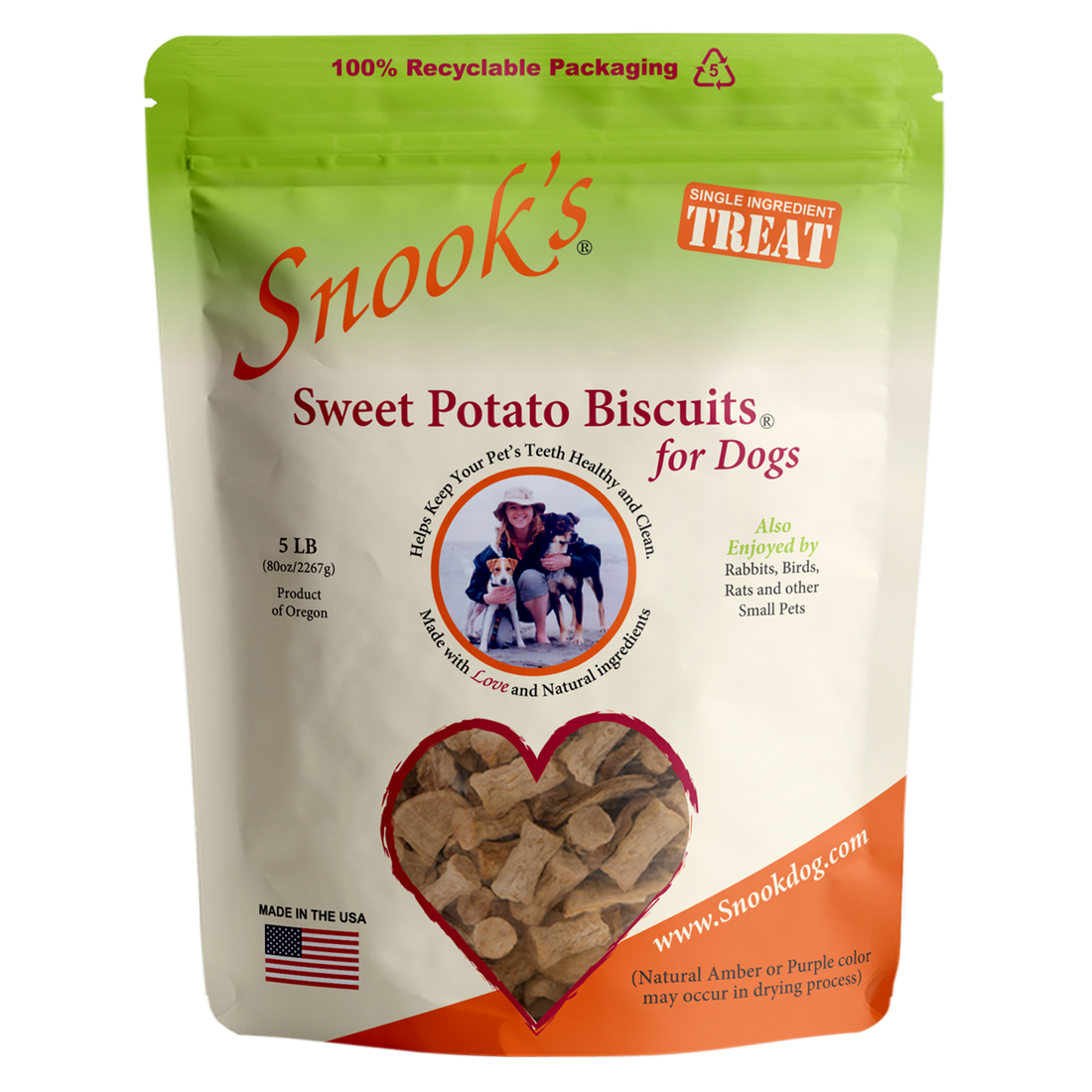 Snook's Sweet Potato Dog Biscuits