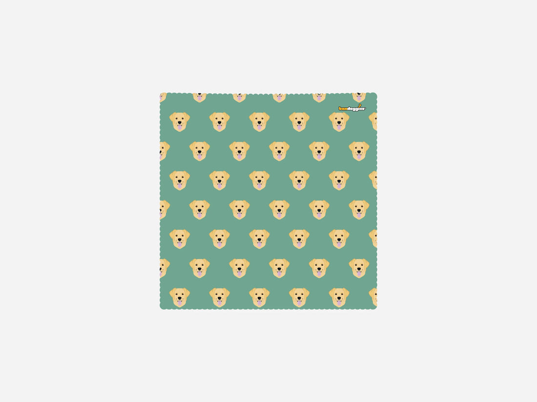 Golden Retriever Microfiber Cleaning Cloth