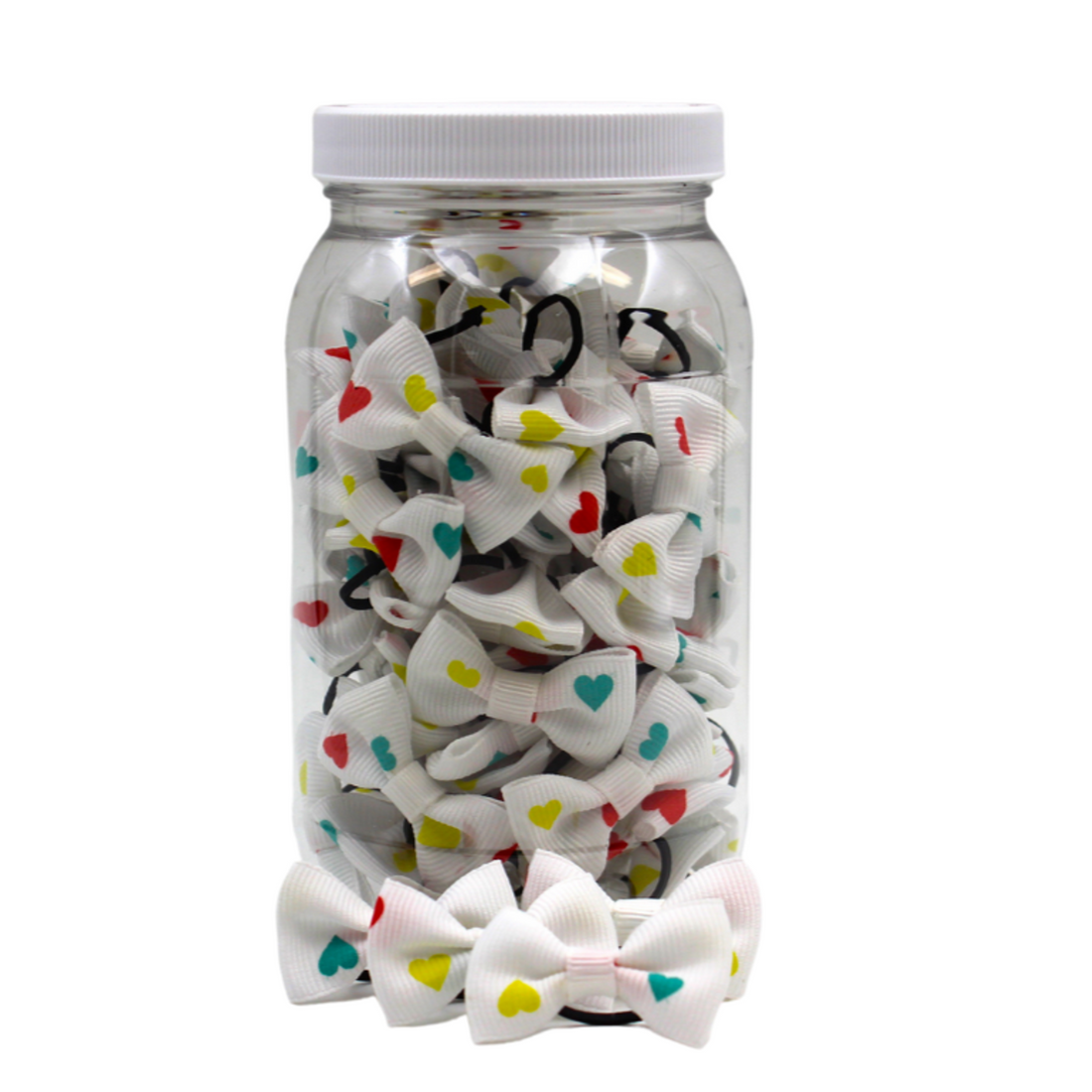 Heart Dinky Dog & Cat Grooming Bows Jar