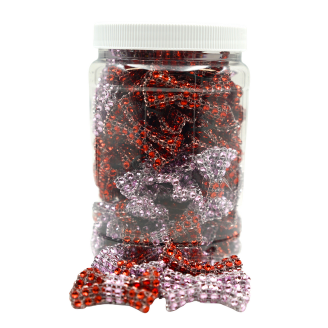 Valentine Bling Dog & Cat Grooming Bows Jar