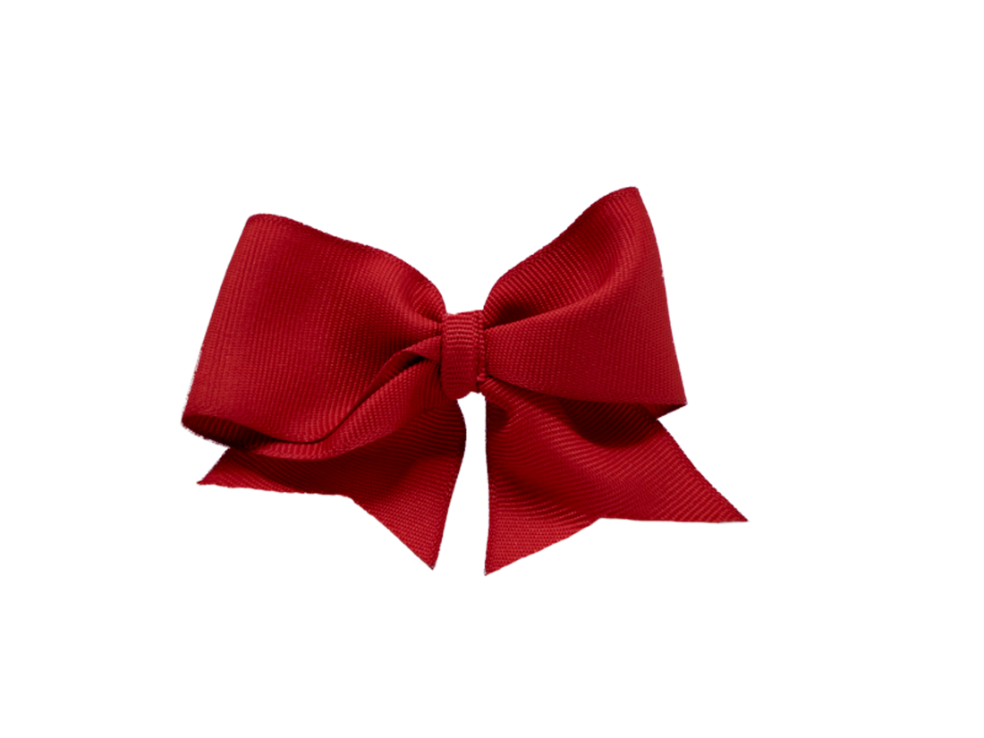 Cheer Plain Grosgrain Dog Bow on Velcro Fastener