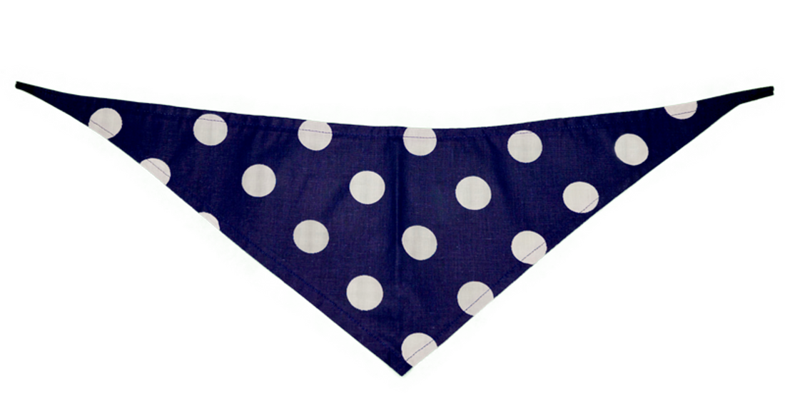 Cotton Polka Dot Dog Bandana