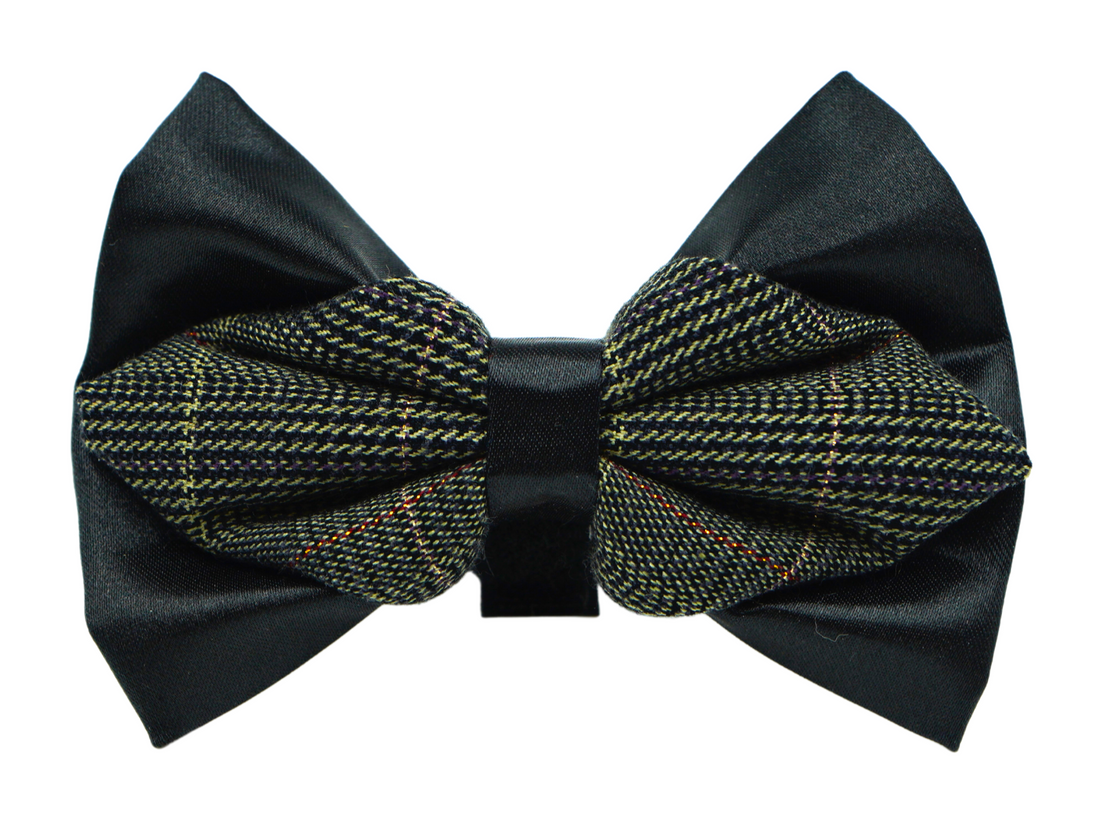Pets Ribbons Tuxedo Double Dog Bow Tie