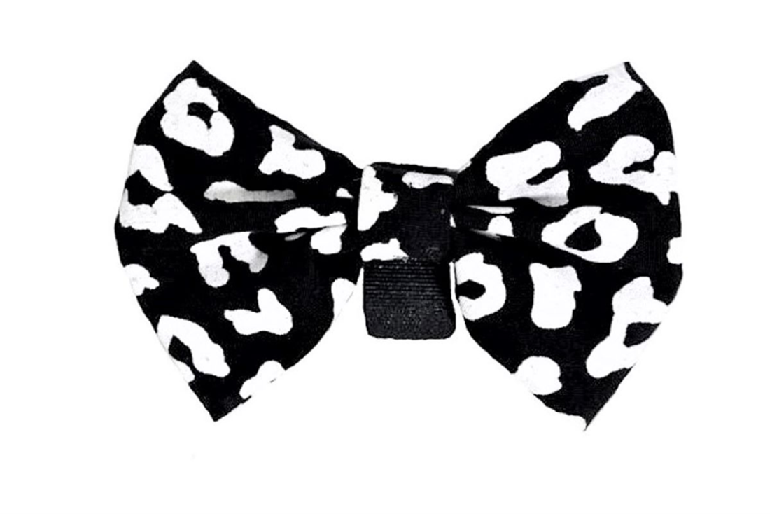 Pets Ribbons Animal Print Dog Bow