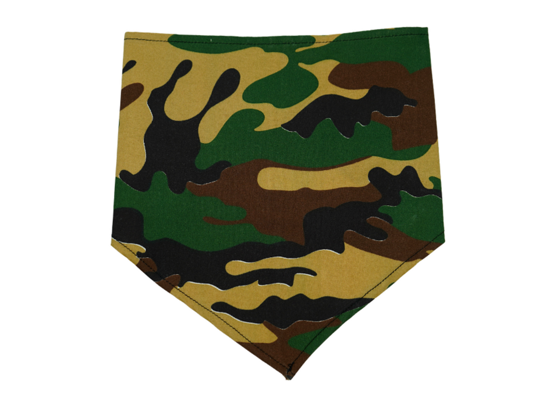 Cotton Camo Dog Bandana