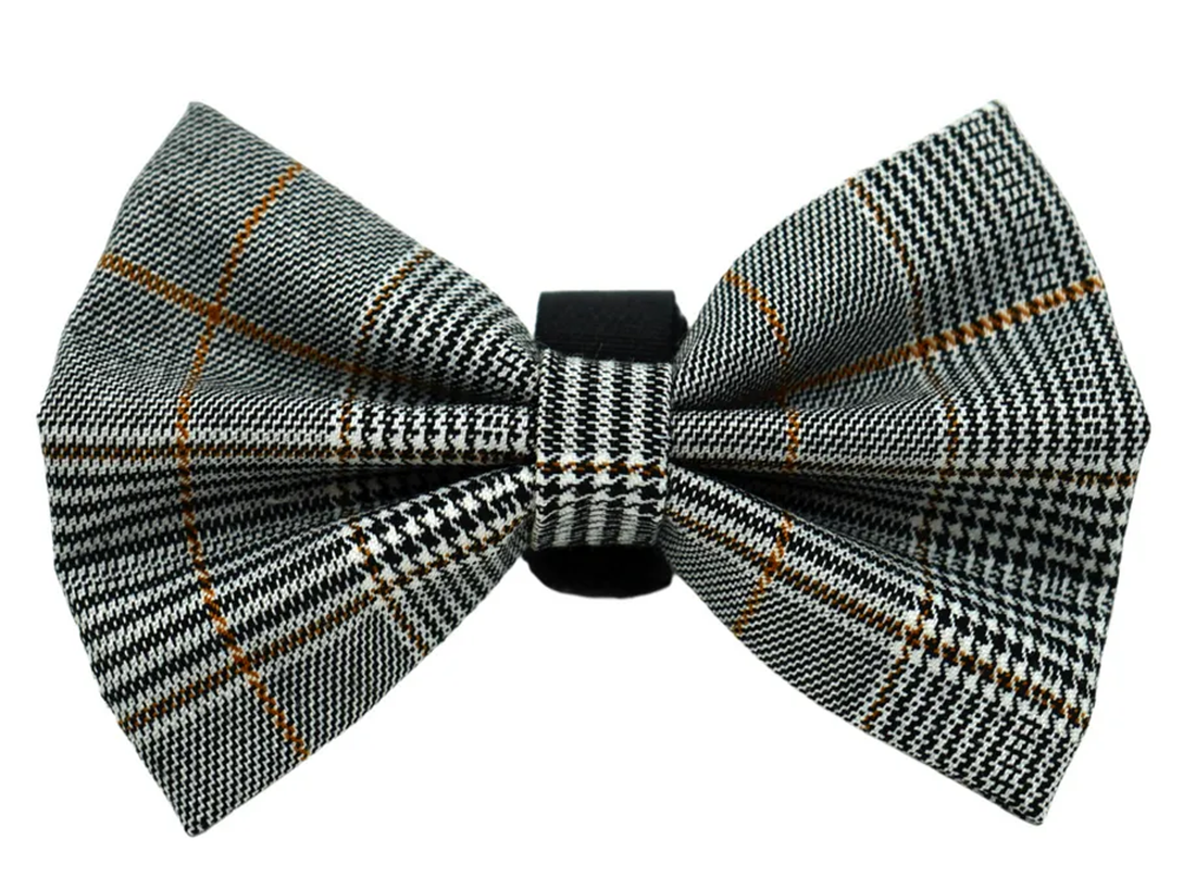 Pets Ribbons Self-Trimmed Vintage Dog Bow Tie