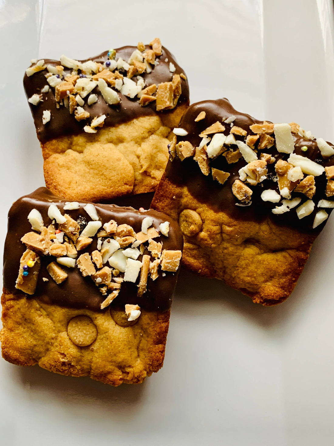 Peanut Butter Bark Bar — Dog Treats (Case of 12)