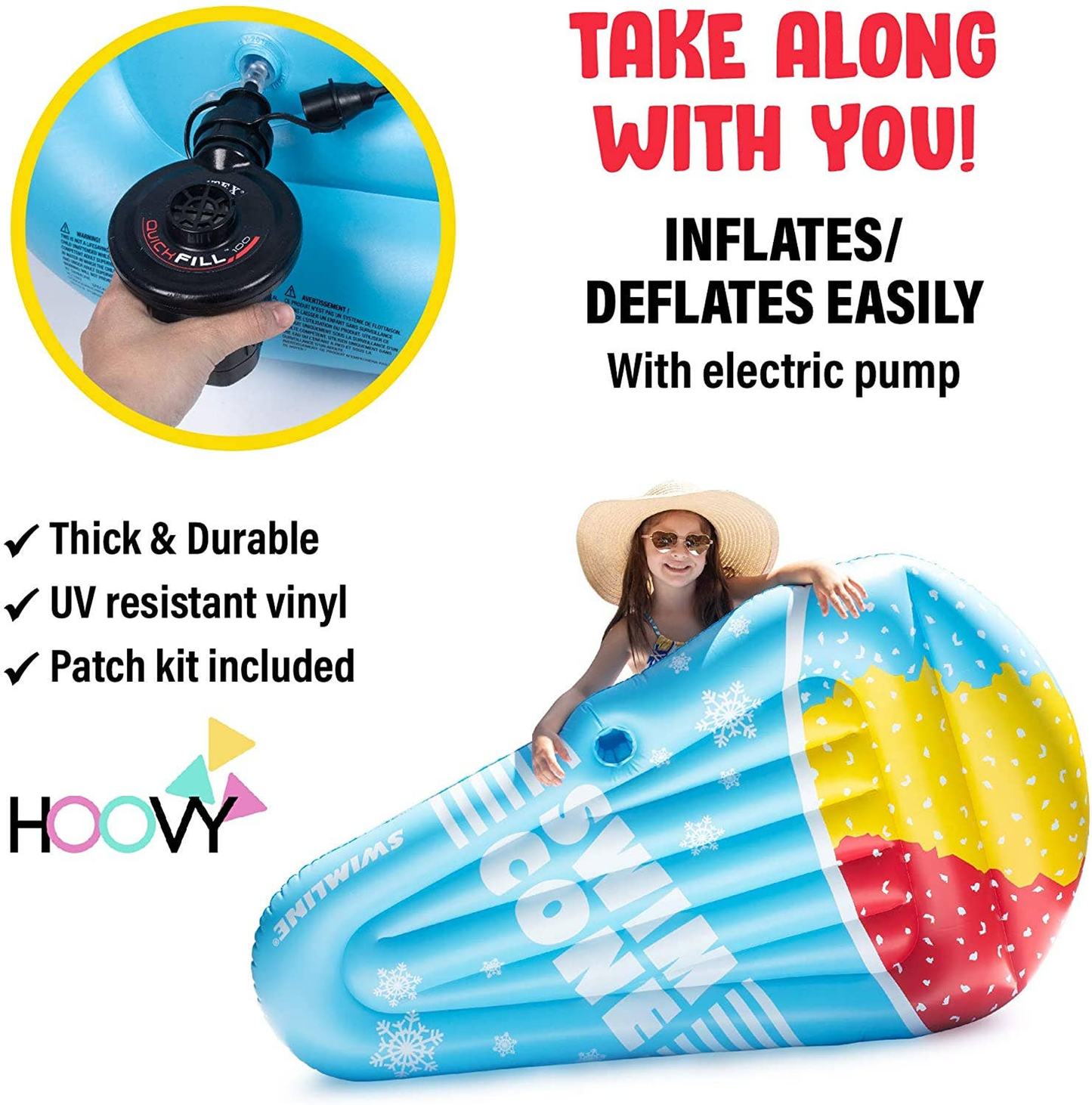 Giant Snow Cone Pool Float