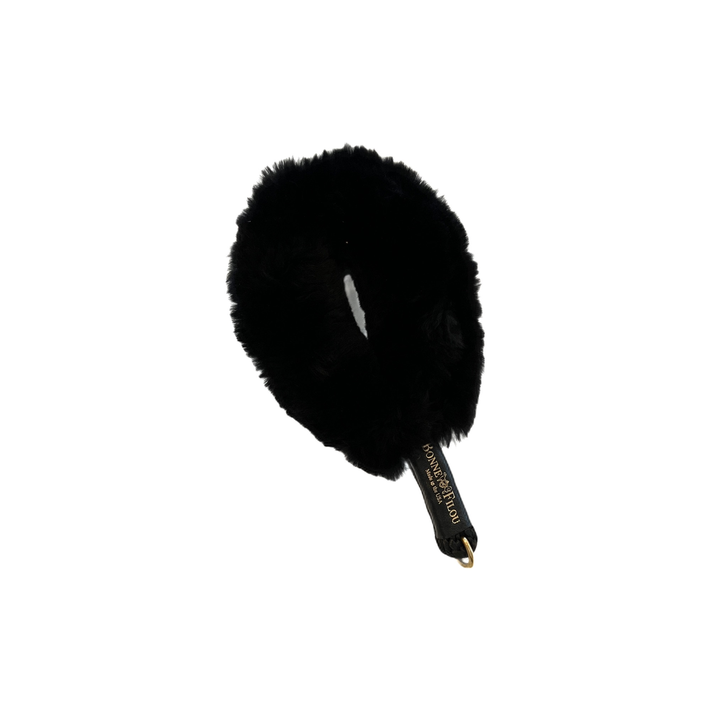 Bonne et Filou Shearling Fur Dog Leash Grip