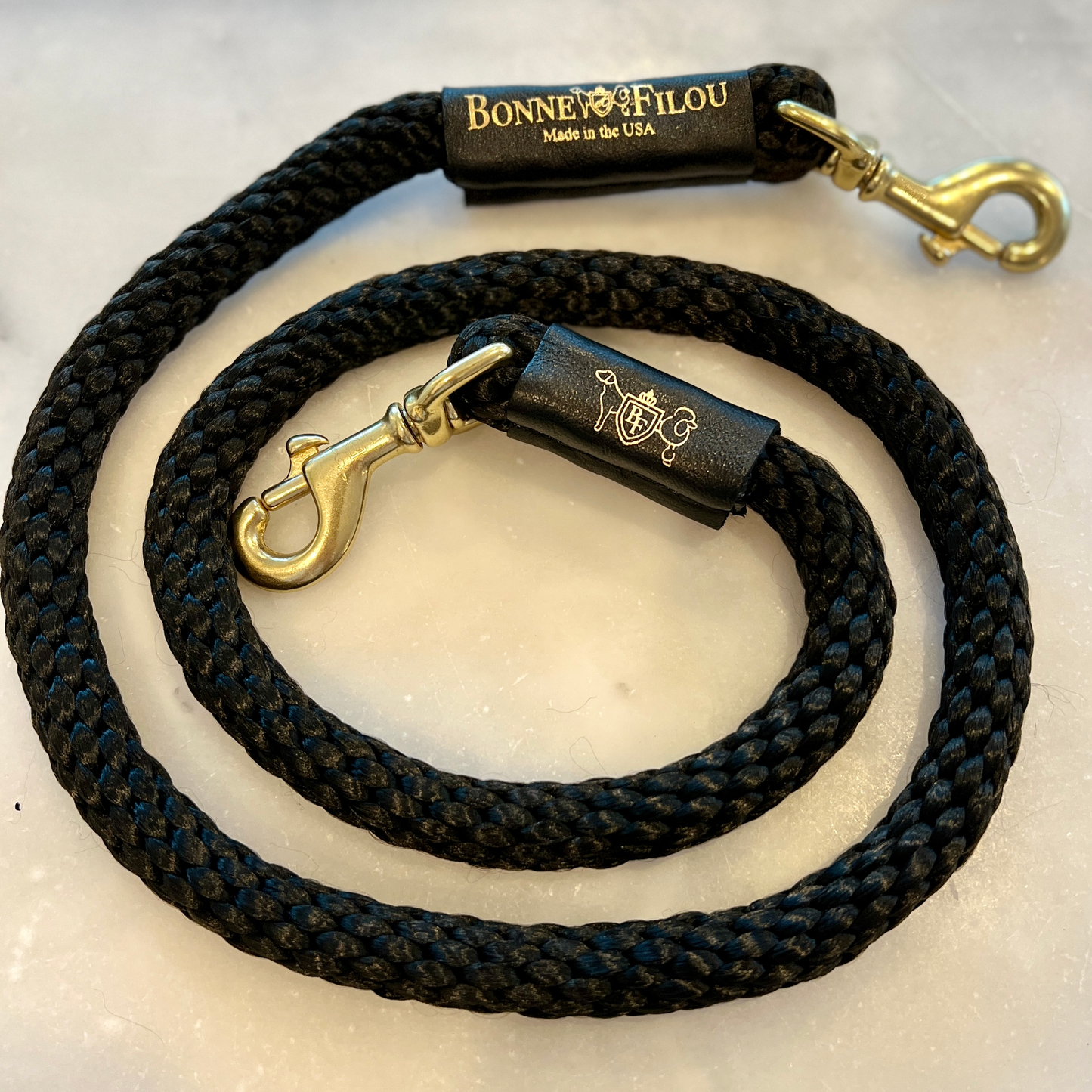 Bonne et Filou Double Braided Rope Dog Leash