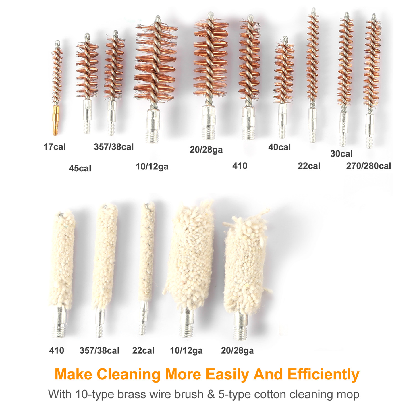126-Piece Universal Gun Cleaning Kit