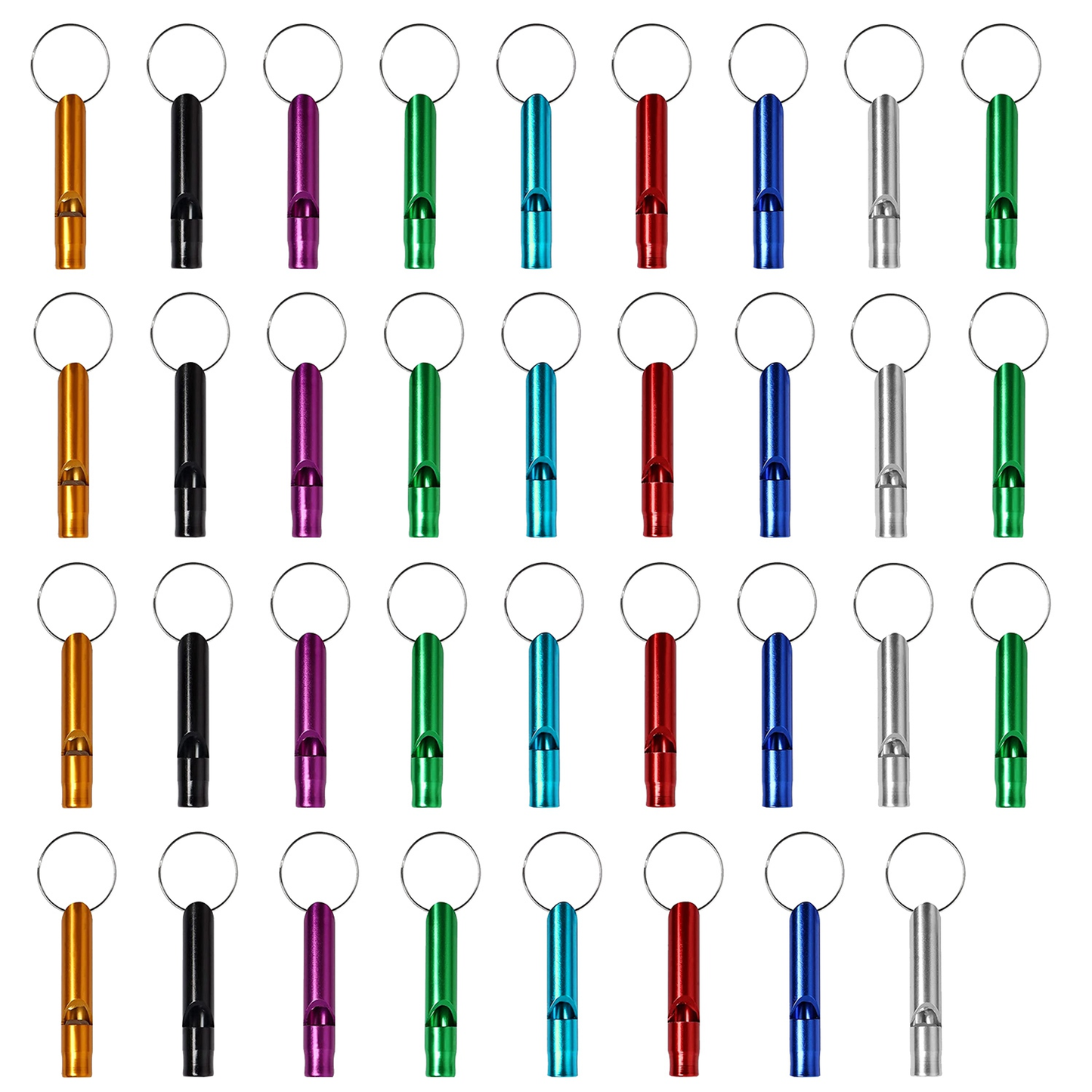 35-Piece Emergency Whistles Set