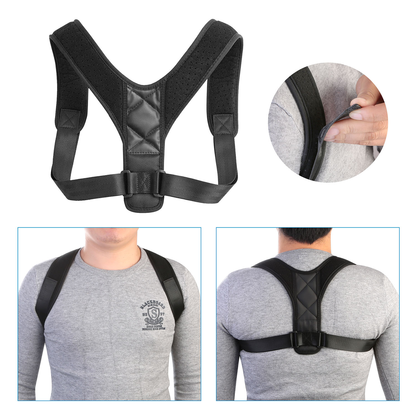 Adjustable Back Support Posture Brace Belt