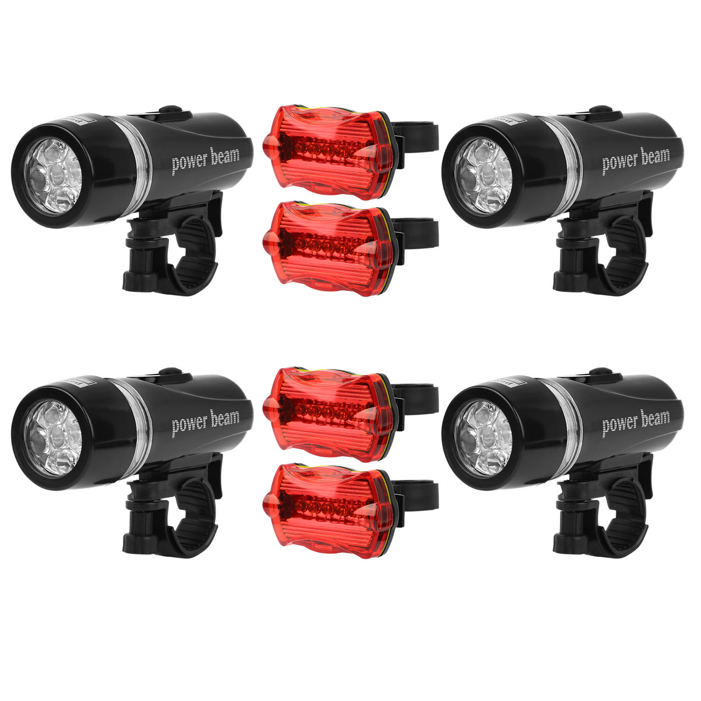 Universal Front & Rear Bike Light Set