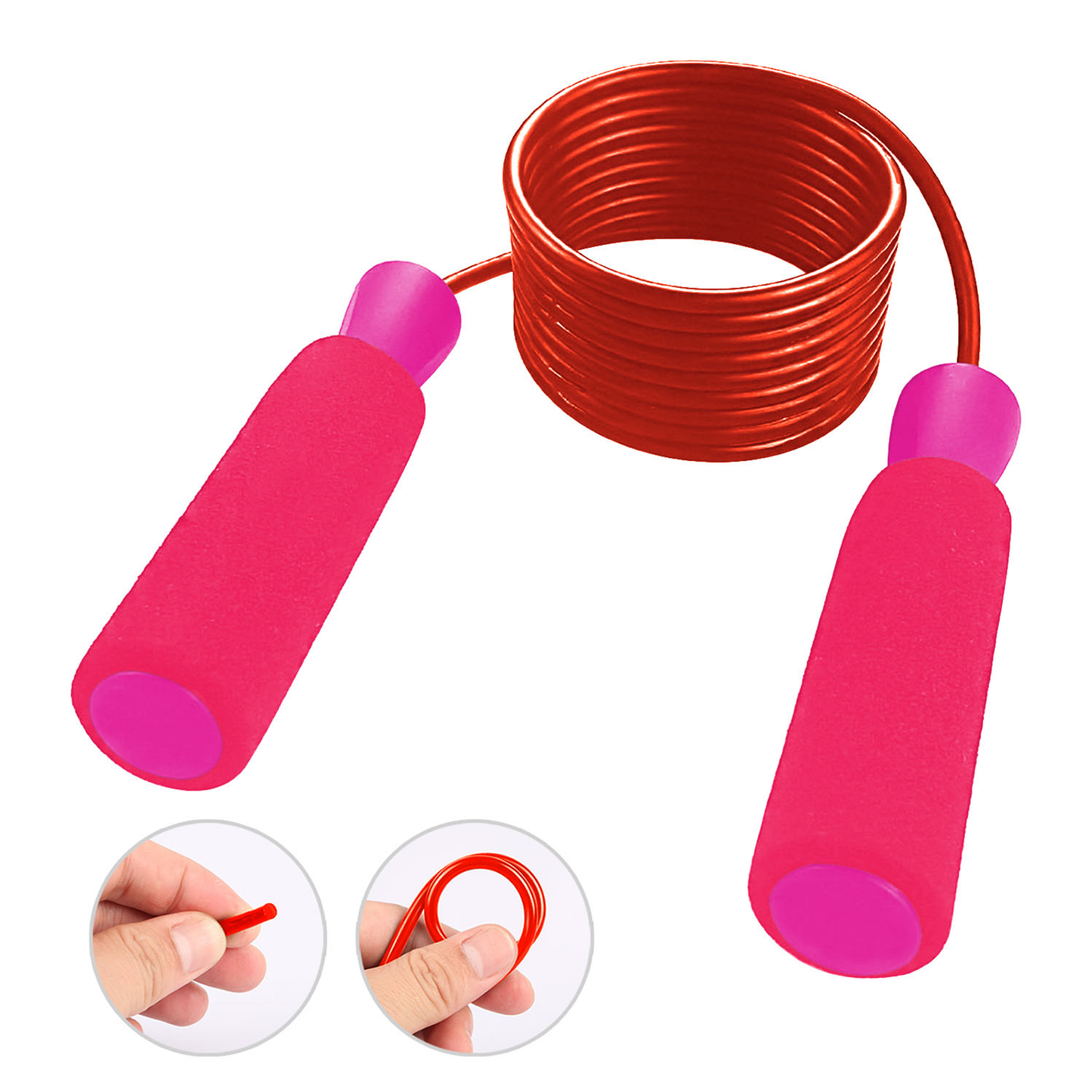 Adjustable Speed Jump Rope with Ball-Bearings