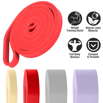 Resistance Loop Pull-Up Assistance Bands for Mobility Training - Red