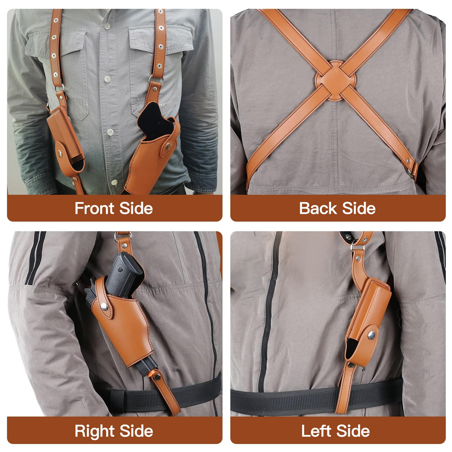 Concealed Carry Shoulder Holster Adjustable, Black