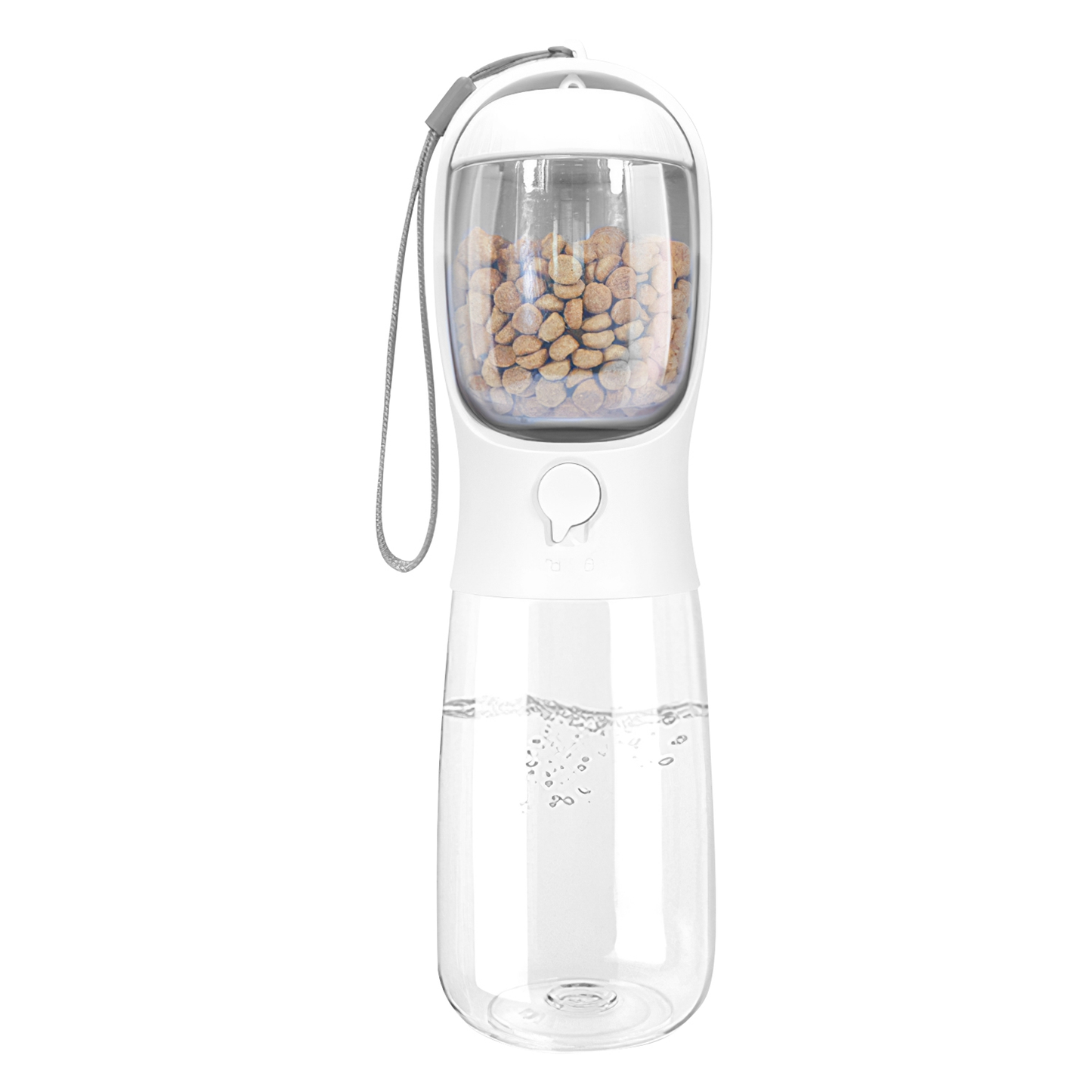 Portable Dog Water Bottle White