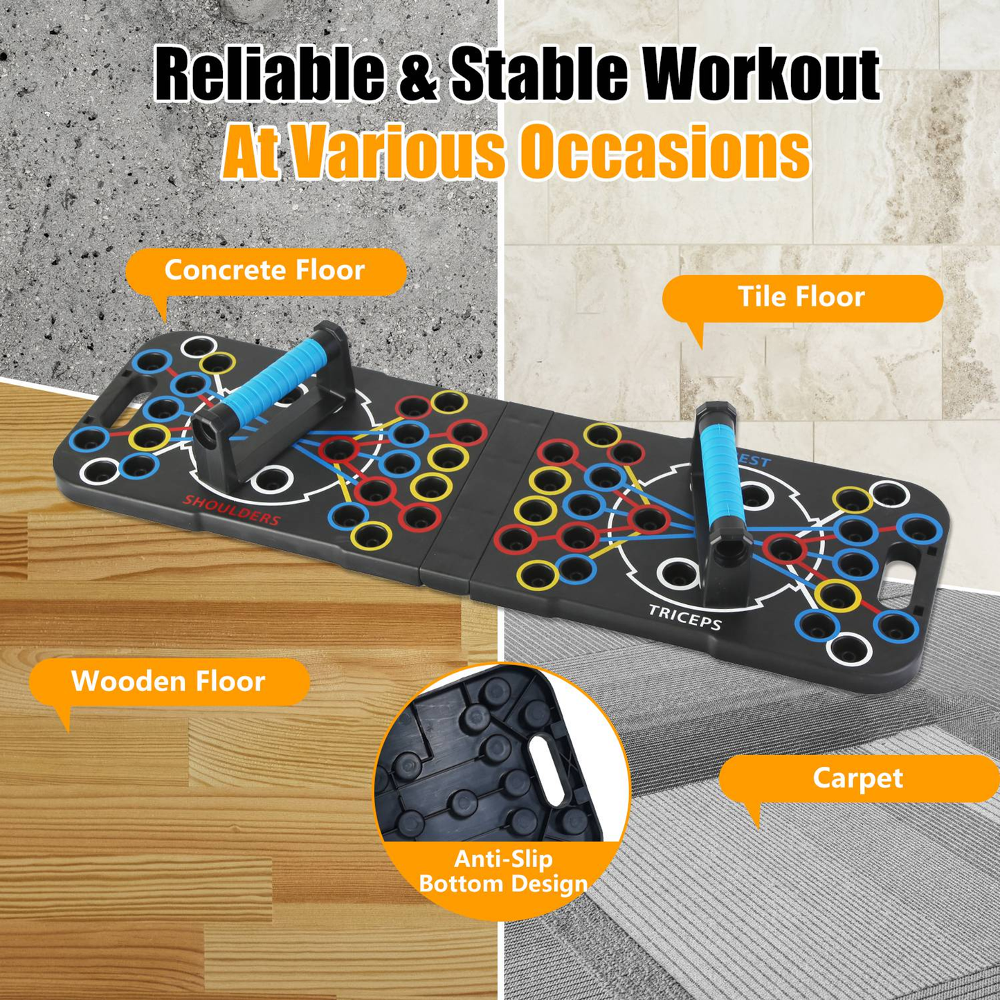 Multifunctional Push Up Board Strength Training Set