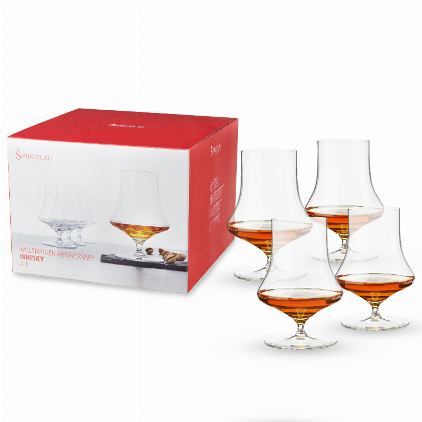 Spiegelau Willsberger Whiskey Glass Set of 4