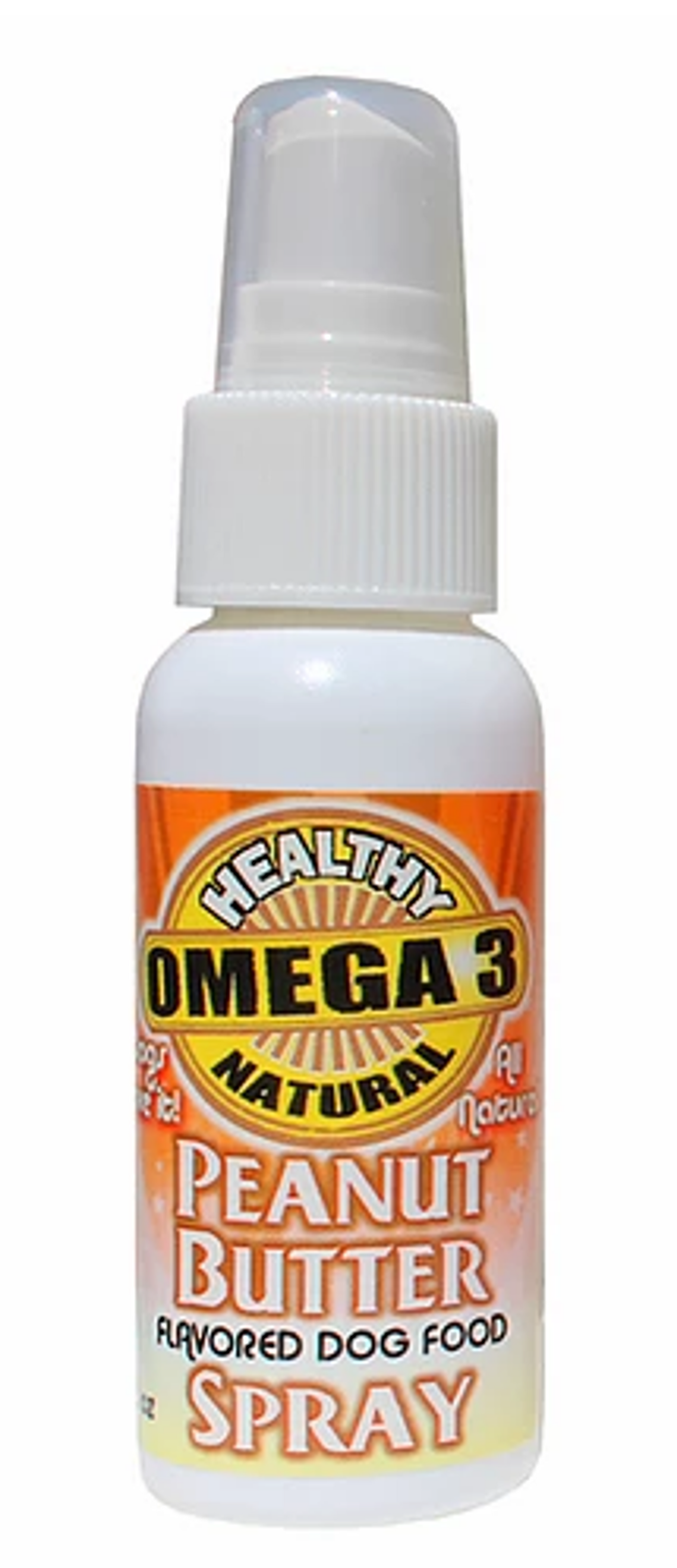Peanut Butter Flavored Dog Food Topper Spray