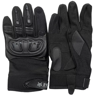 Clawed Hard Knuckle Shooter's Gloves - Tan
