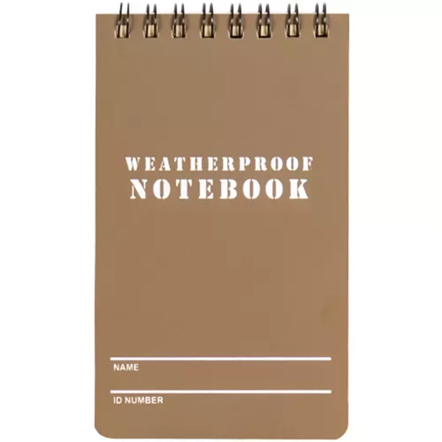 3" x 5" Military Style Weatherproof Notebook - 6 Pack