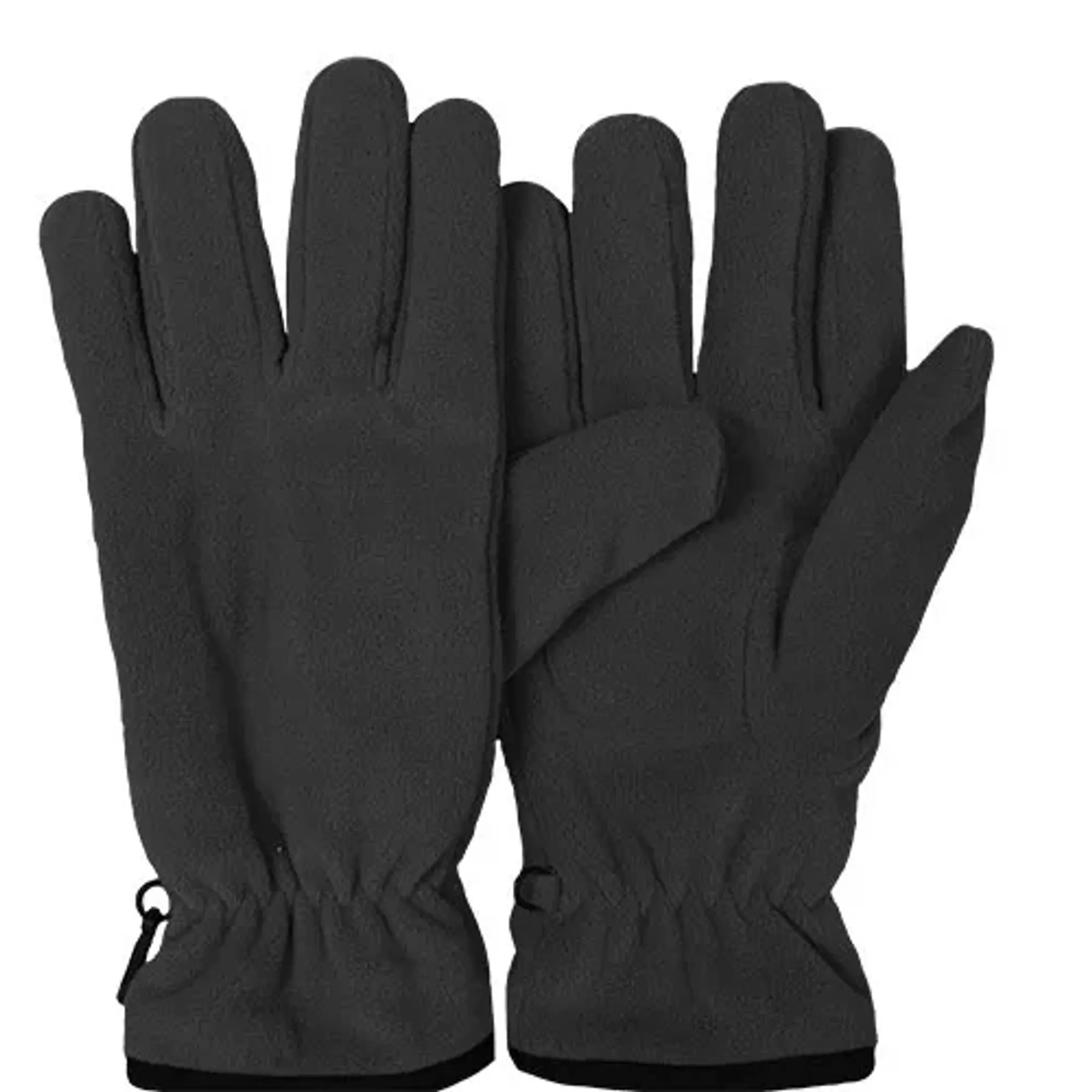 Insulated Military Style Fleece Glove - Black