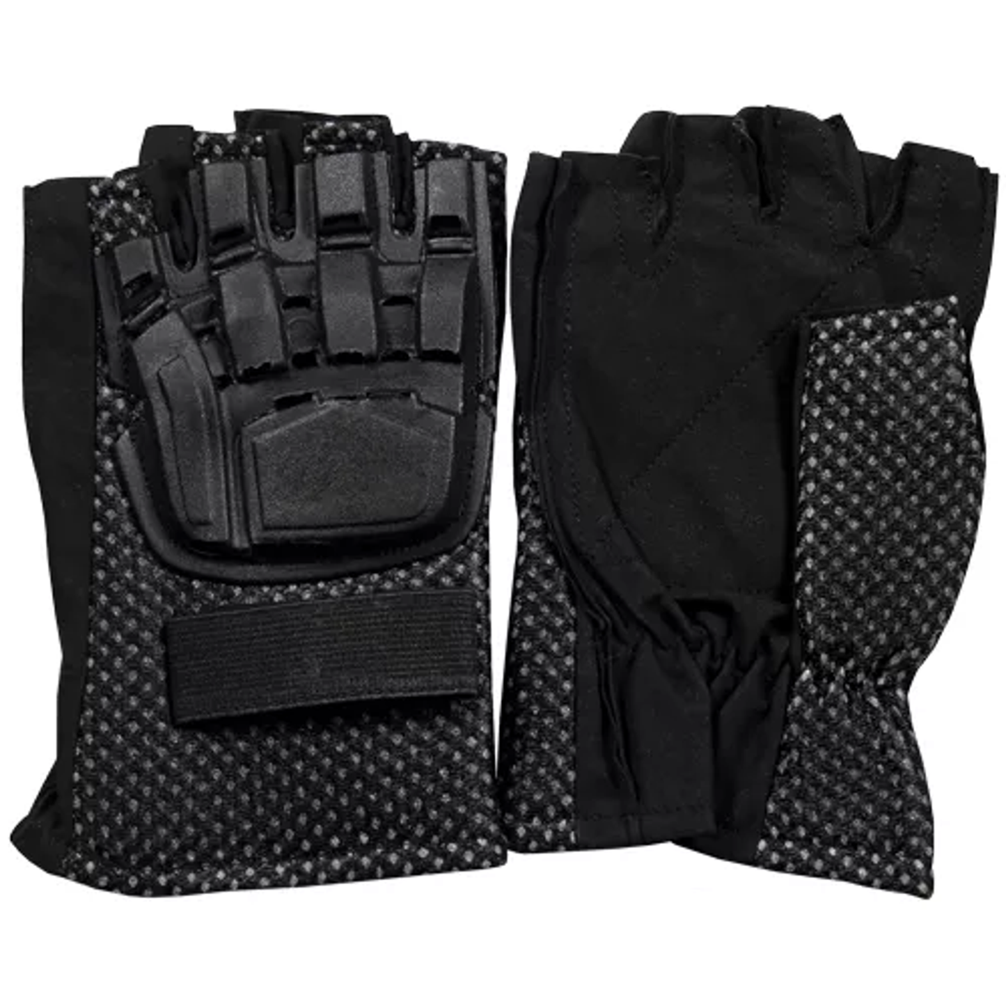 Fox Outdoor Half Finger Tactical Engagement Glove - Black