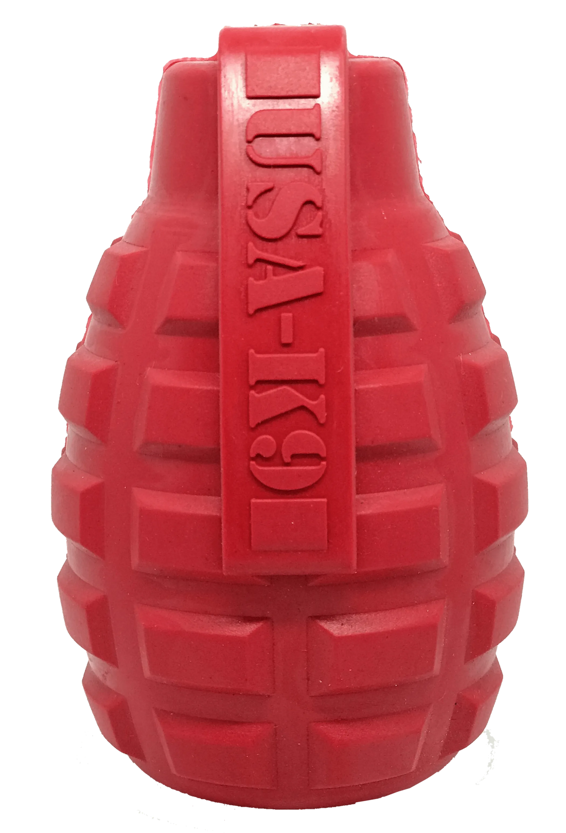 USA-K9 Grenade Durable Rubber Chew Toy & Treat Dispenser