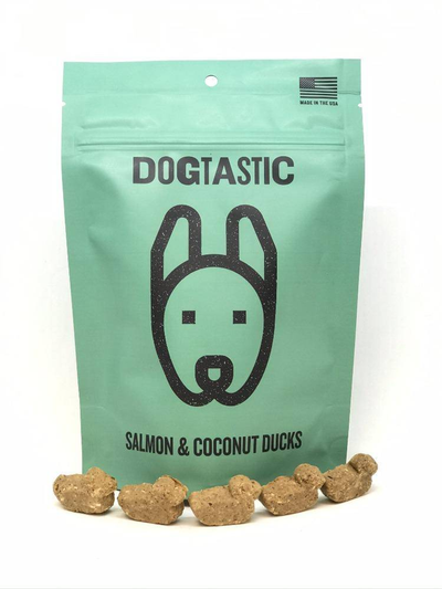 Dogtastic Salmon & Coconut Ducks Dog Treats