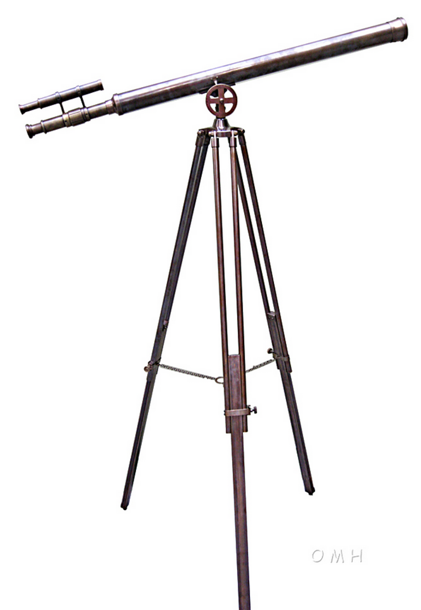 Harbor Brass Telescope with Rosewood Stand, 40"