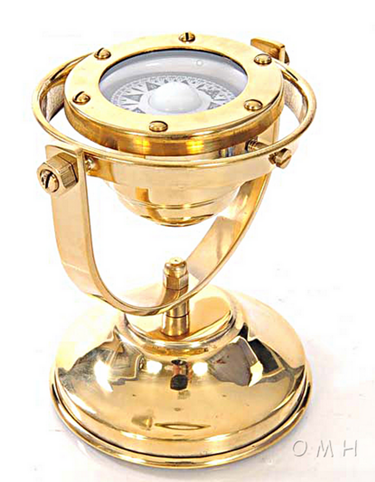 Brass Gimbaled Compass