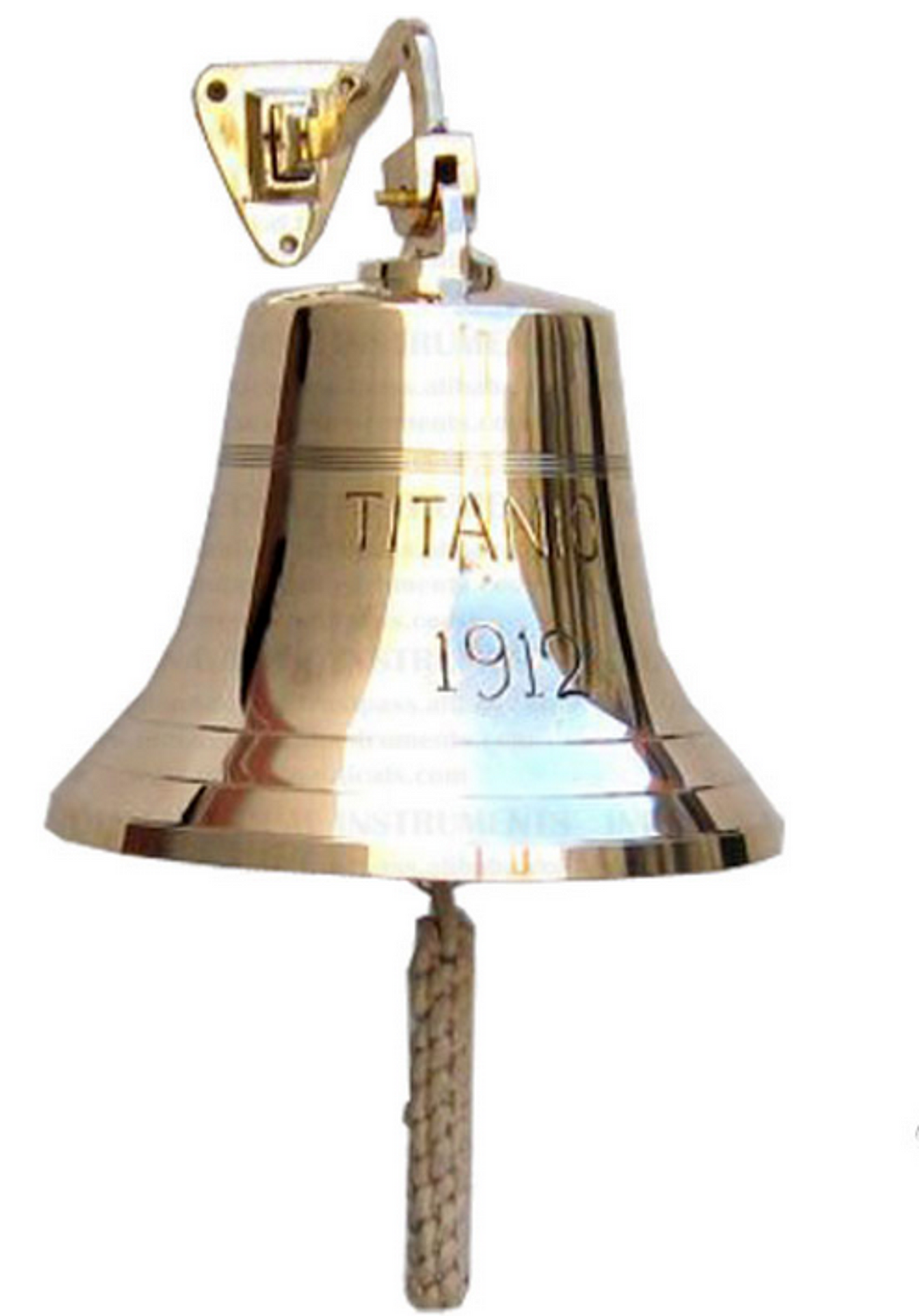 Brass Titanic Ship Bell Replica, 8 inches