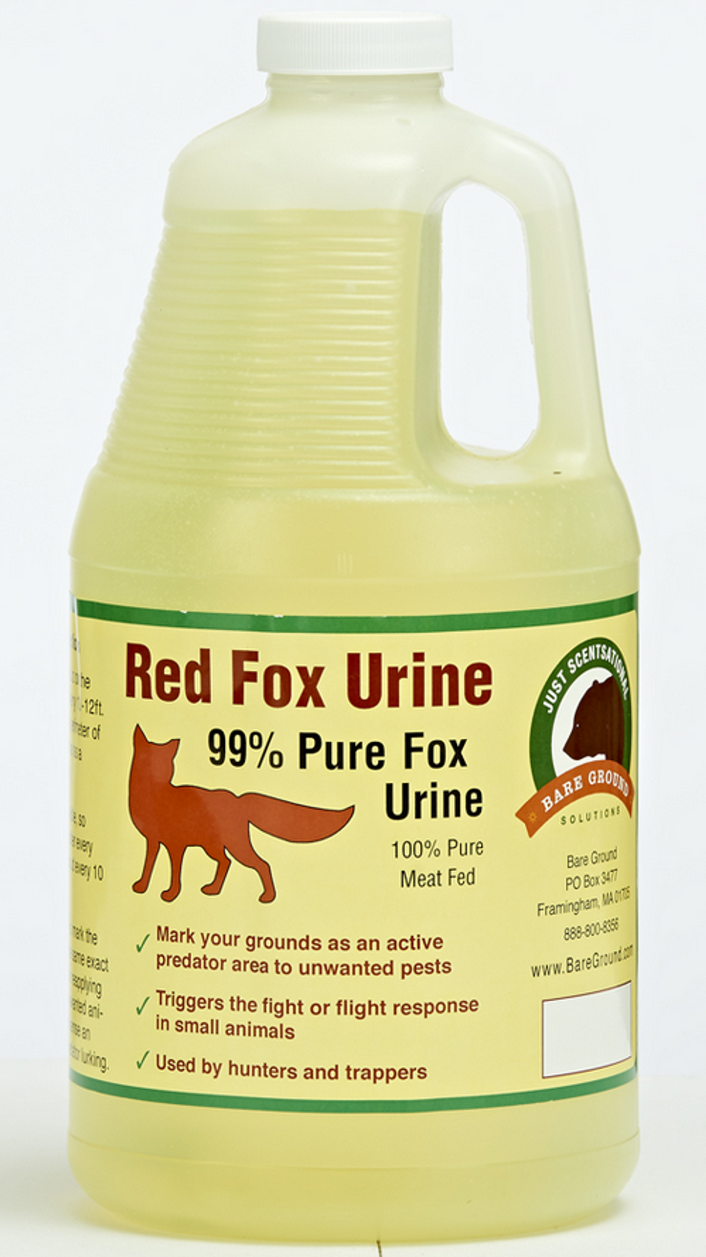 Fox Urine Predator Scent Repellent, Half Gallon
