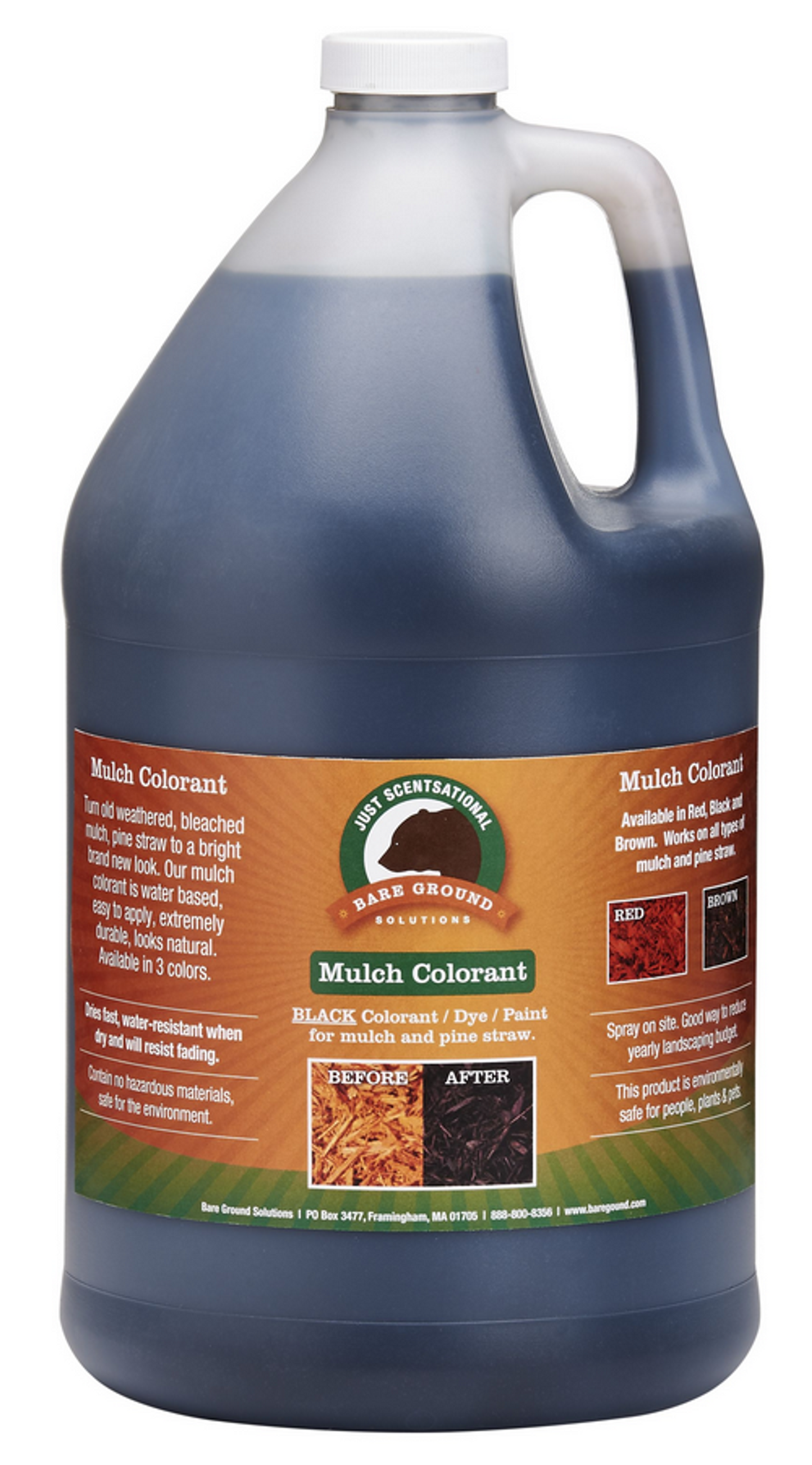 Just Scentsational Black Bark Mulch Colorant - Gallon