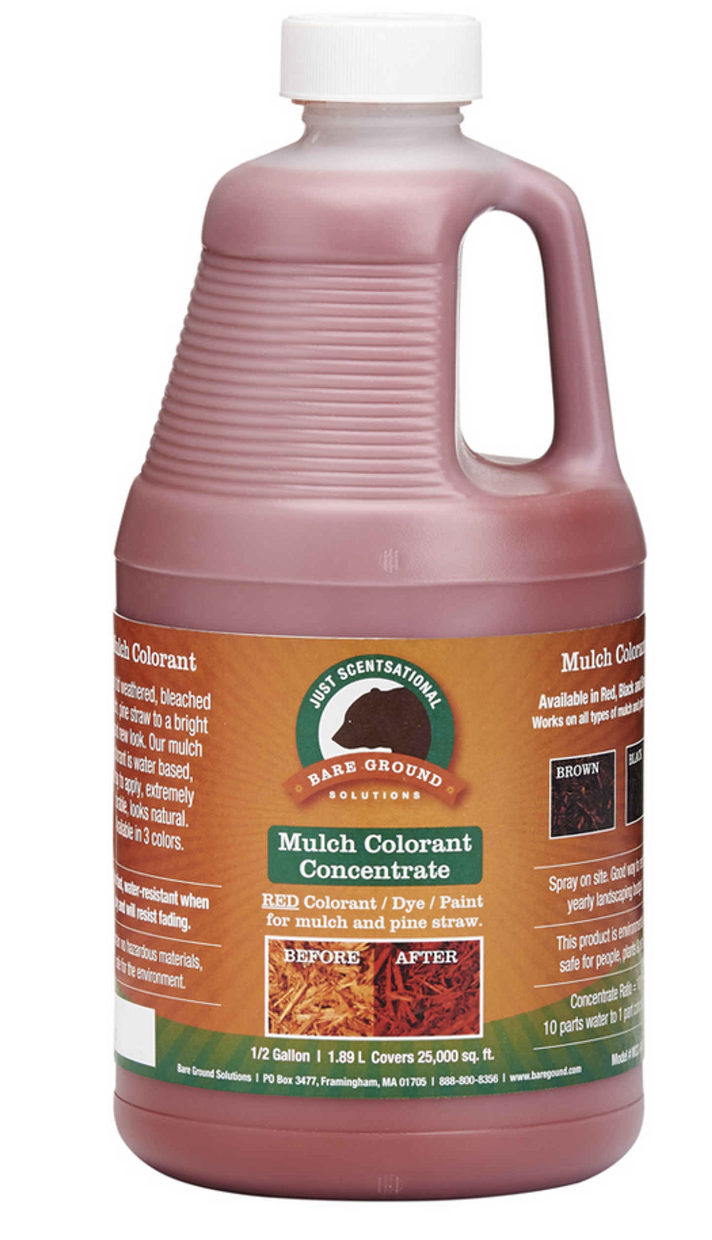 Just Scentsational Red Bark Mulch Colorant Concentrate - Half Gallon