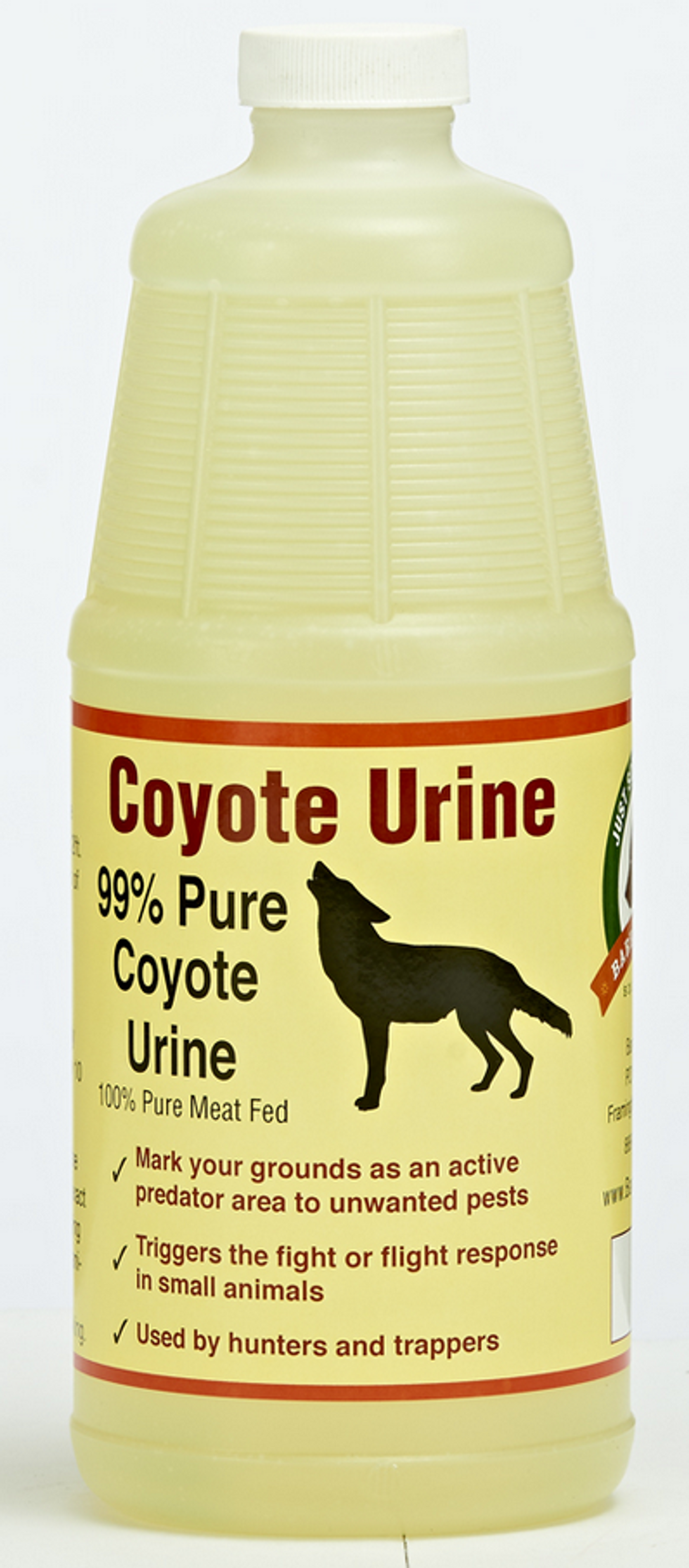 Just Scentsational Coyote Urine Predator Scent, Quart