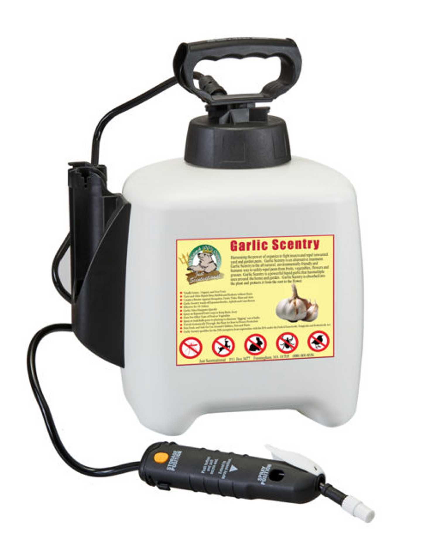Just Scentsational Garlic Scentry, 1 Gallon Preloaded Pump Sprayer