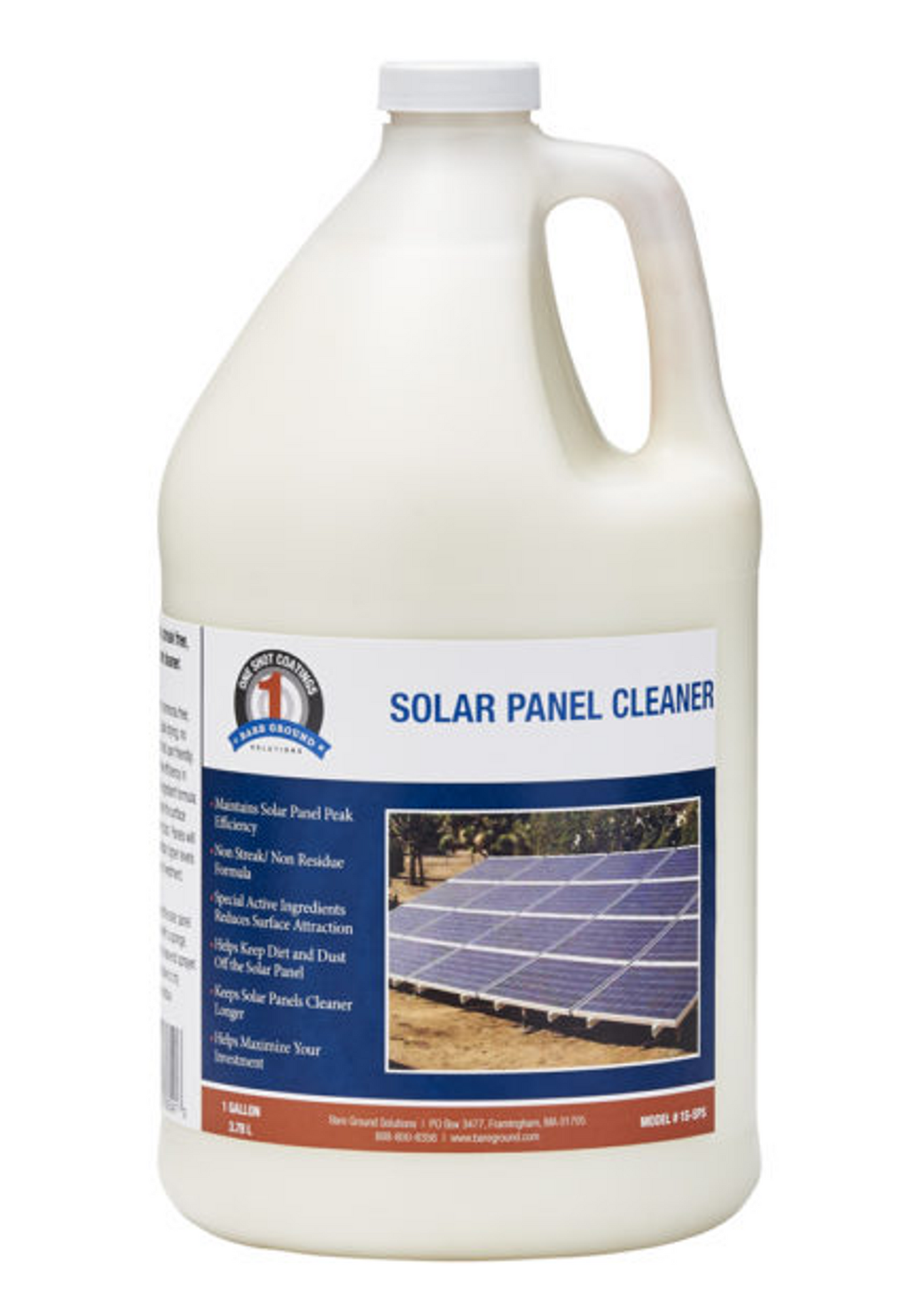 1 Shot Solar Panel Cleaner, 1 Gallon