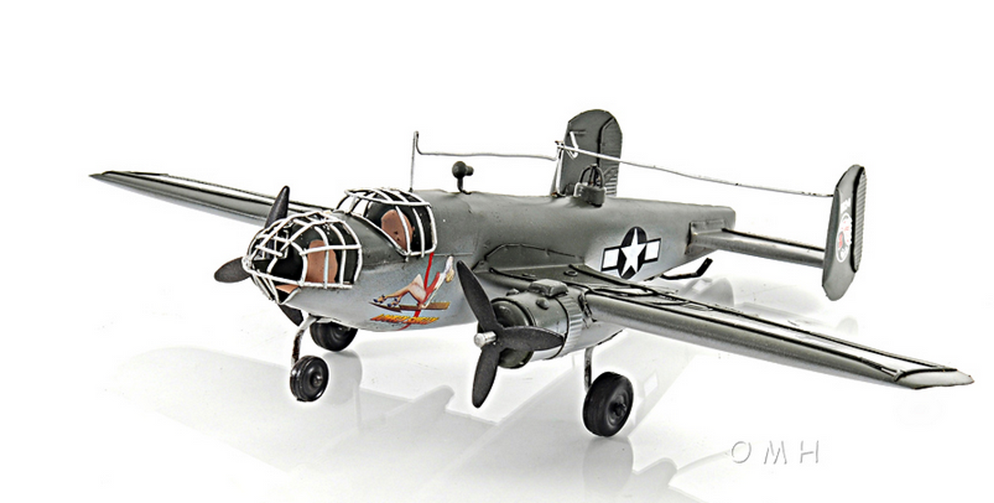 B-25 Mitchell Bomber Scale Model Aircraft