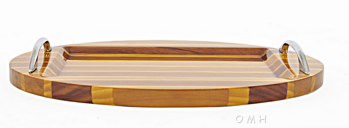 Chris Craft Oval Cedar Serving Tray