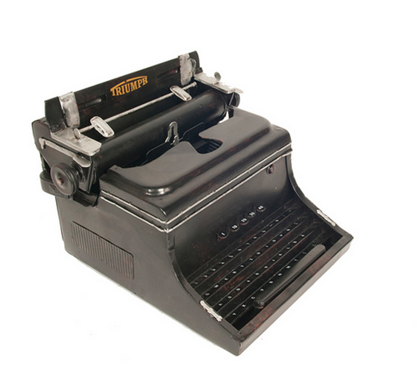 Handmade Tin 1945 Triumph Scale Model Typewriter