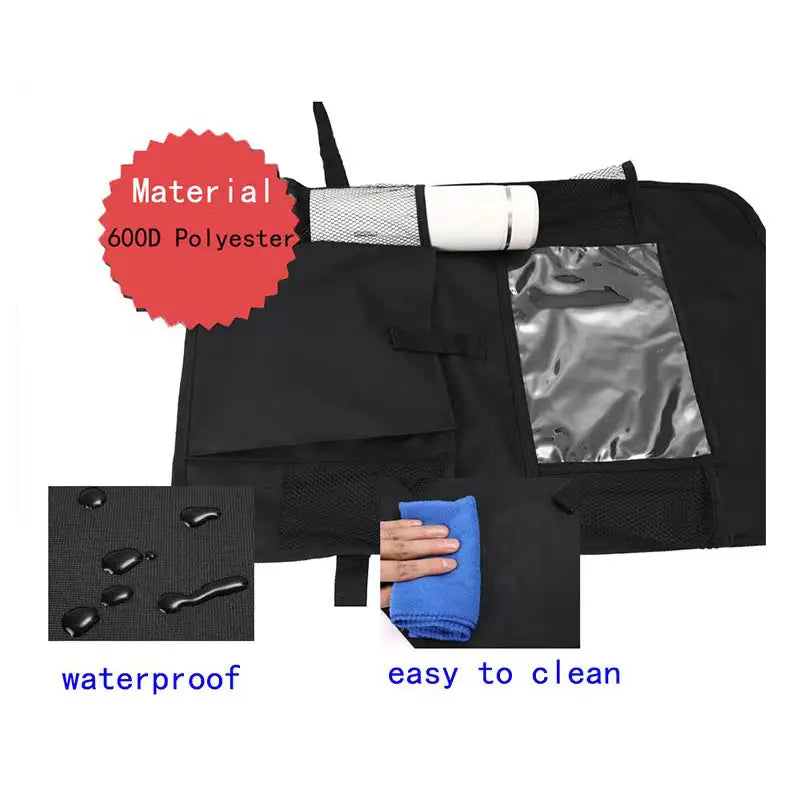 Car Seatback Organizer with Cup Holder