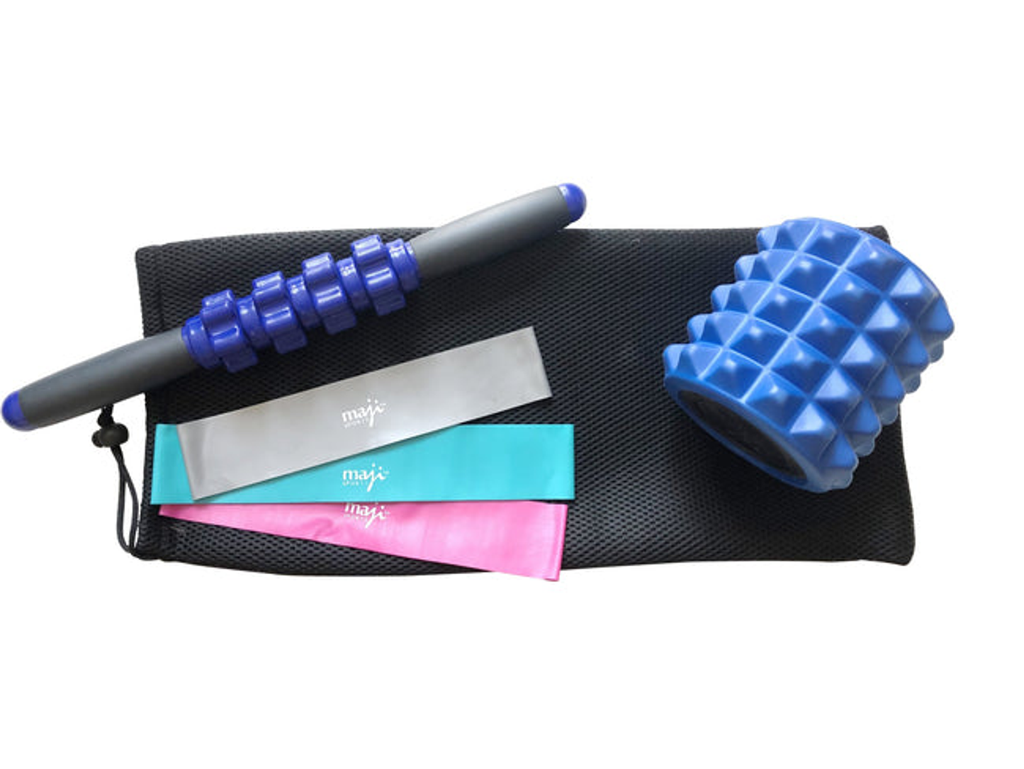 Maji Sports Muscle Recovery & 3-Pack Resistance Bundle