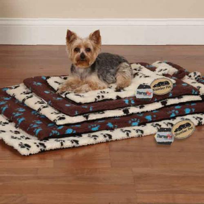 Slumber Pet ThermaPet Paw Print Crate Mat