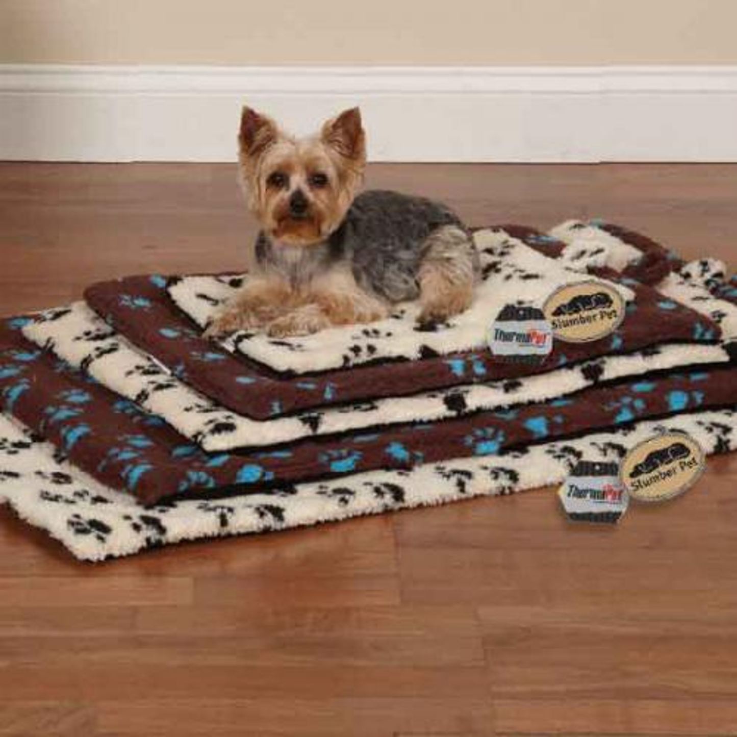 Slumber Pet ThermaPet Paw Print Crate Mat